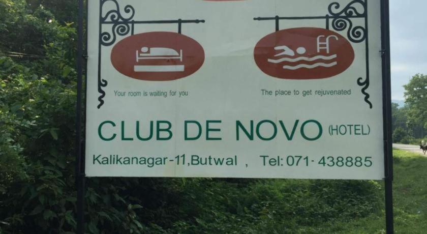 Club Denovo Hotel Butwal Buitenkant foto
